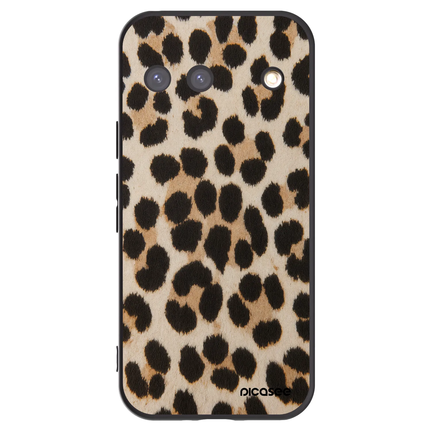 Picasee Μαύρη θήκη σιλικόνης για Google Pixel 9 - Brown Tiger