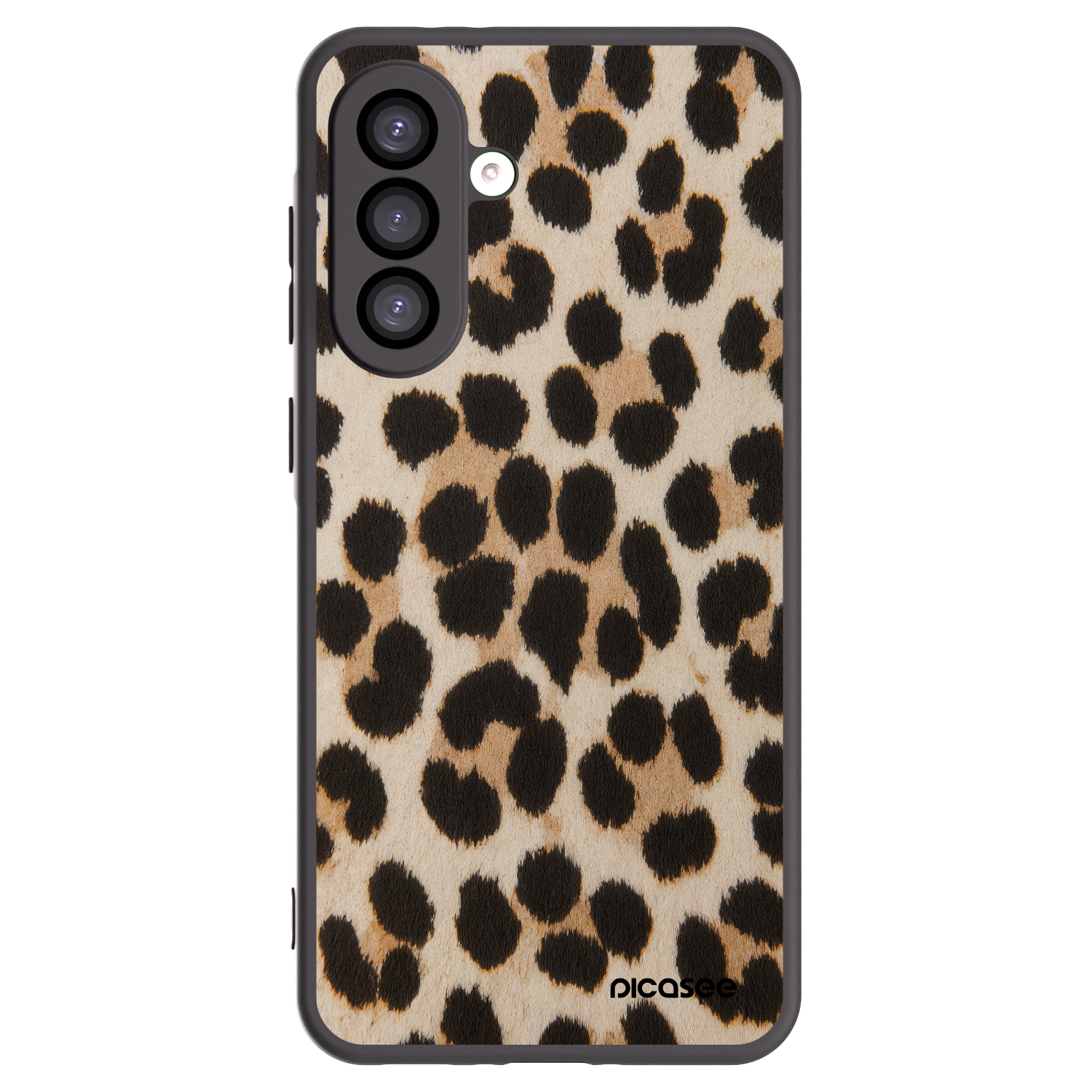 Picasee Μαύρη θήκη σιλικόνης για Samsung Galaxy A26 5G A266B - Brown Tiger
