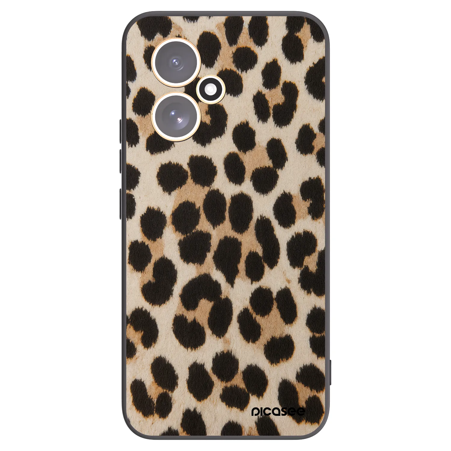 Picasee Μαύρη θήκη σιλικόνης για Honor 400 5G - Brown Tiger