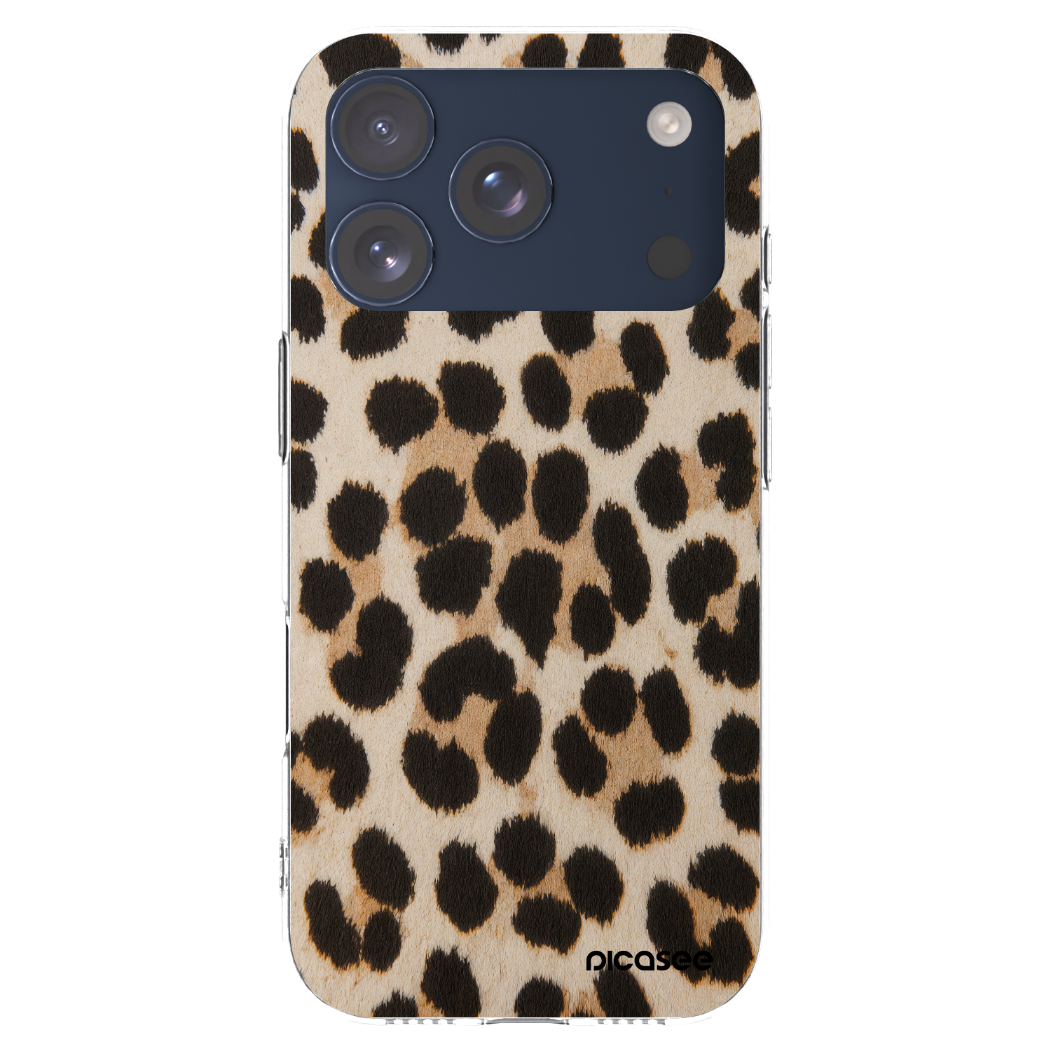 Picasee διαφανής θήκη σιλικόνης Apple iPhone 17 Pro - Brown Tiger