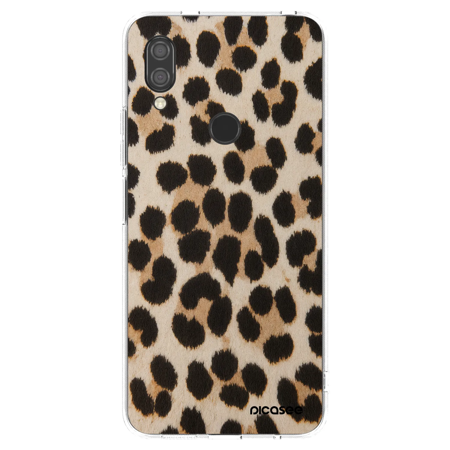 Picasee διαφανής θήκη σιλικόνης Xiaomi Redmi 7 - Brown Tiger