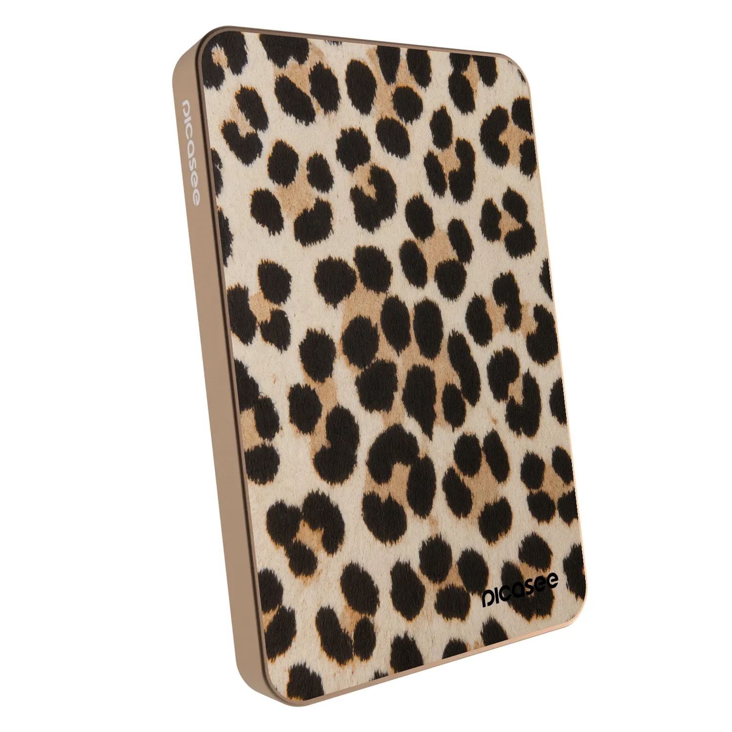 Picasee Powerbank με MagSafe 5 000 mAh Χρυσαφένιος - Brown Tiger