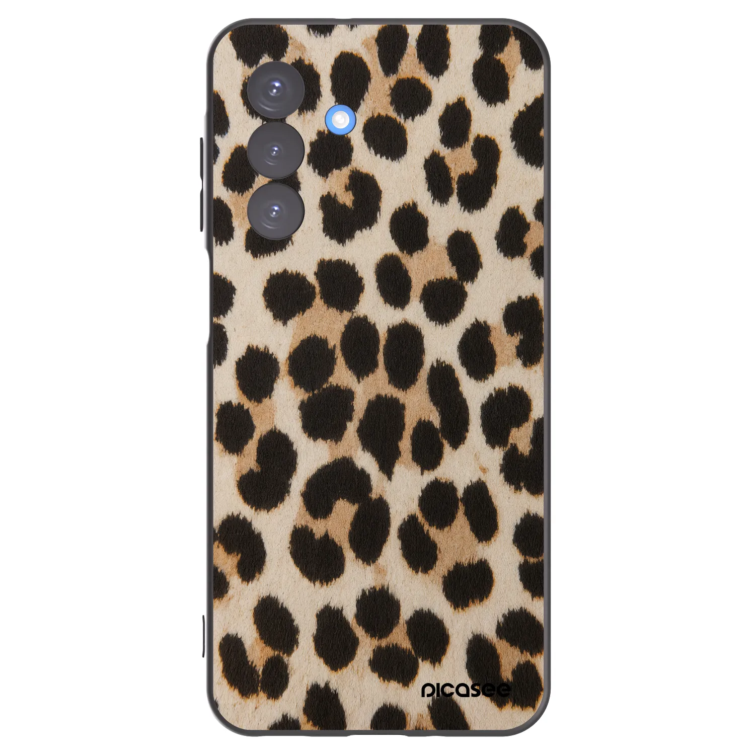 Picasee Μαύρη θήκη σιλικόνης για Samsung Galaxy A17 5G - Brown Tiger