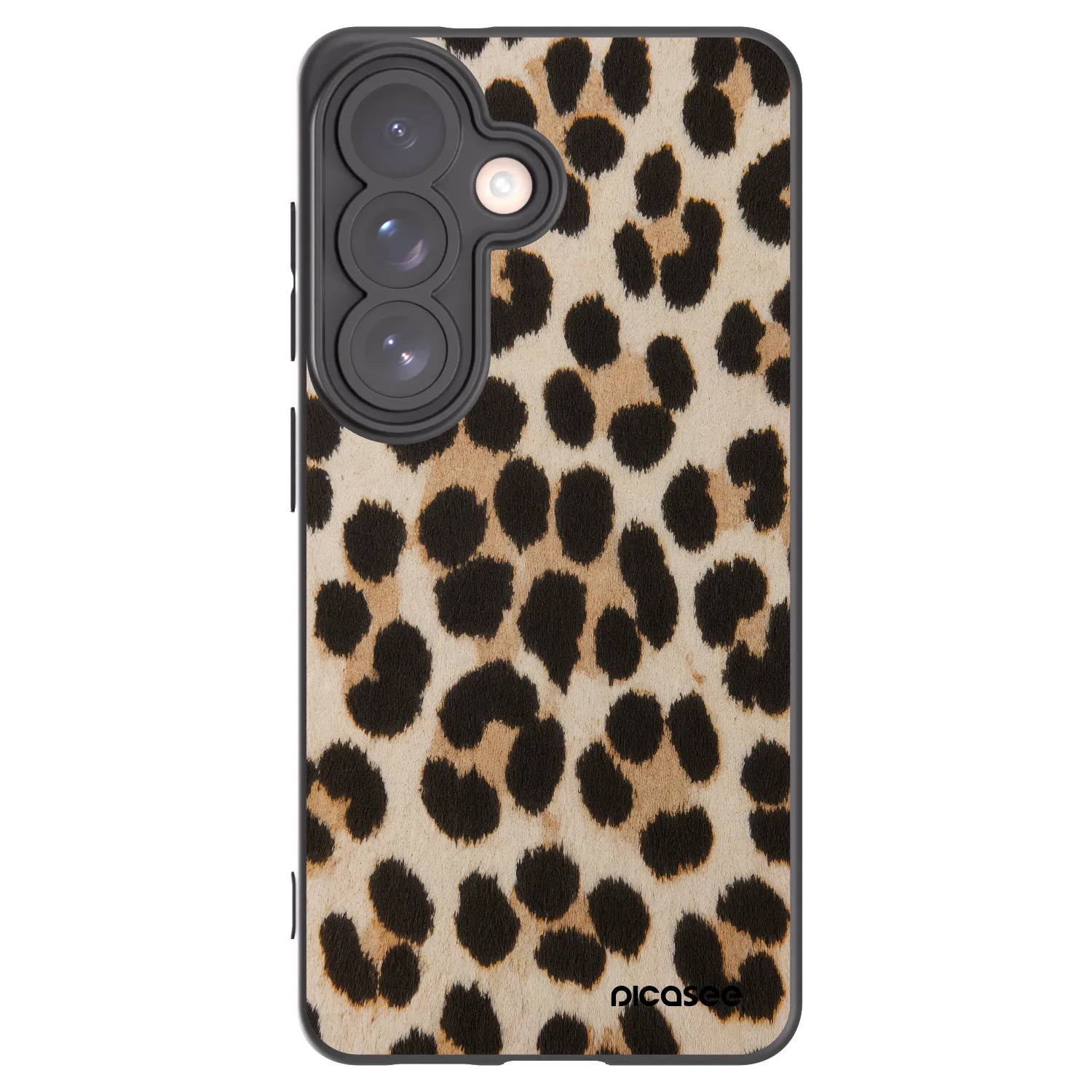 Picasee Μαύρη θήκη σιλικόνης για Samsung Galaxy S26 - Brown Tiger