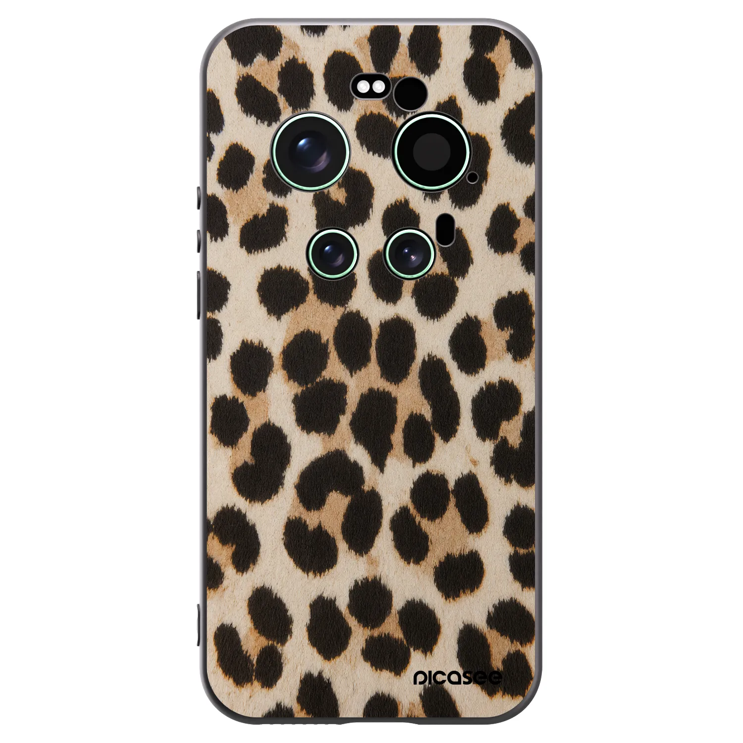 Picasee Μαύρη θήκη σιλικόνης για Xiaomi 17 Ultra - Brown Tiger