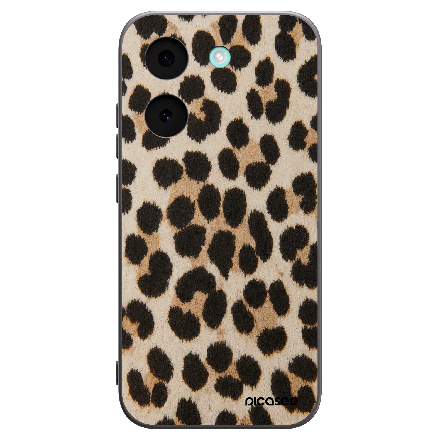 Picasee Μαύρη θήκη σιλικόνης για Xiaomi Poco X8 Pro - Brown Tiger