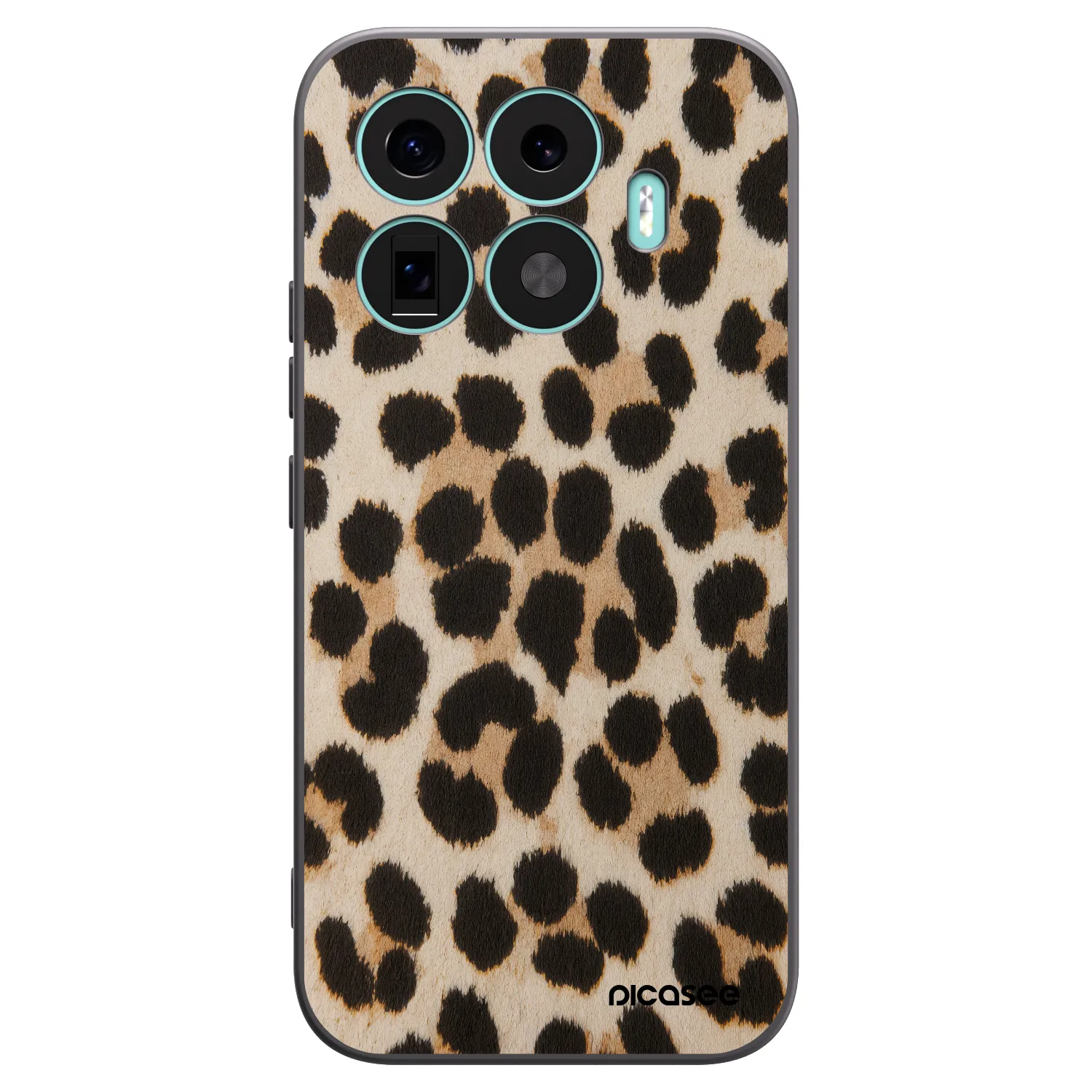 Picasee Μαύρη θήκη σιλικόνης για Xiaomi 17T - Brown Tiger