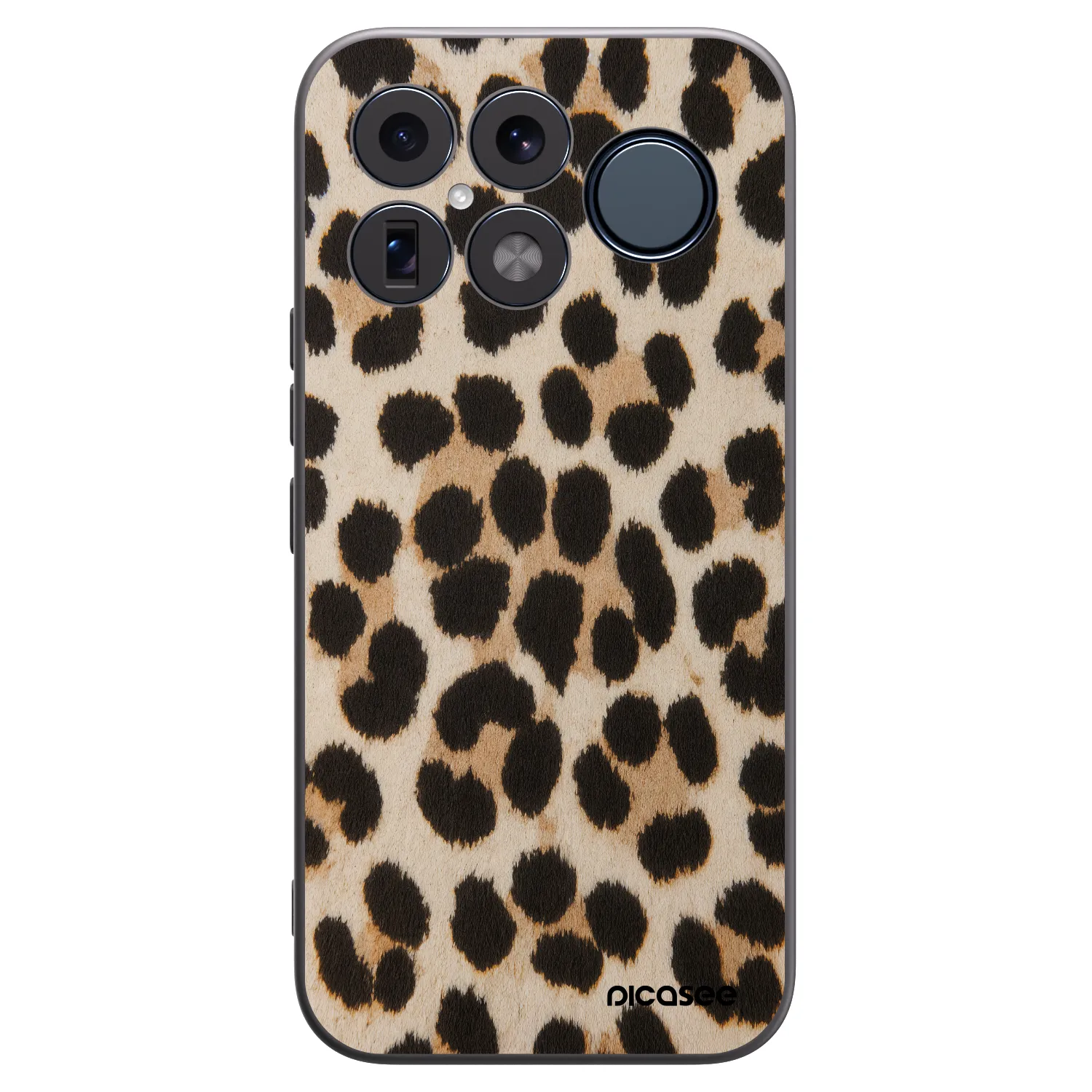 Picasee Μαύρη θήκη σιλικόνης για Xiaomi Poco F8 Ultra - Brown Tiger