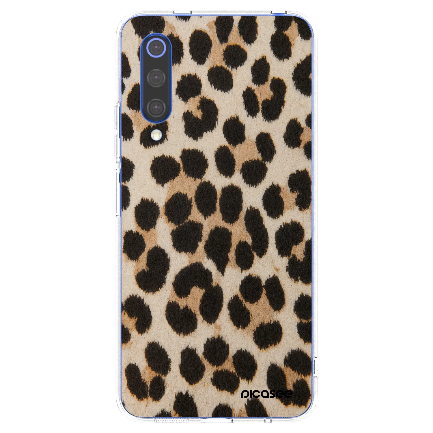 Picasee διαφανής θήκη σιλικόνης Xiaomi Mi 9 SE - Brown Tiger