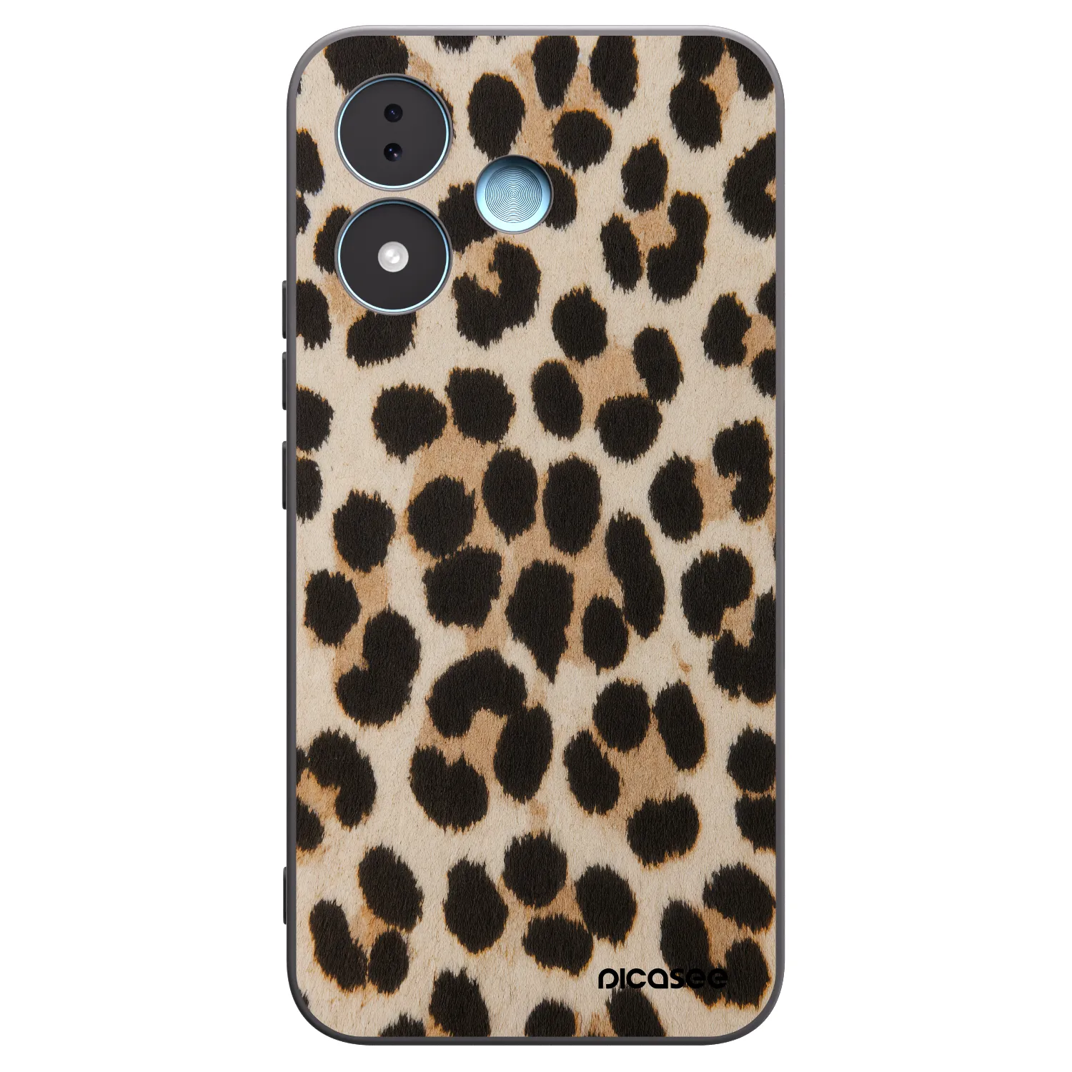 Picasee Μαύρη θήκη σιλικόνης για Xiaomi Redmi Note 17 5G - Brown Tiger