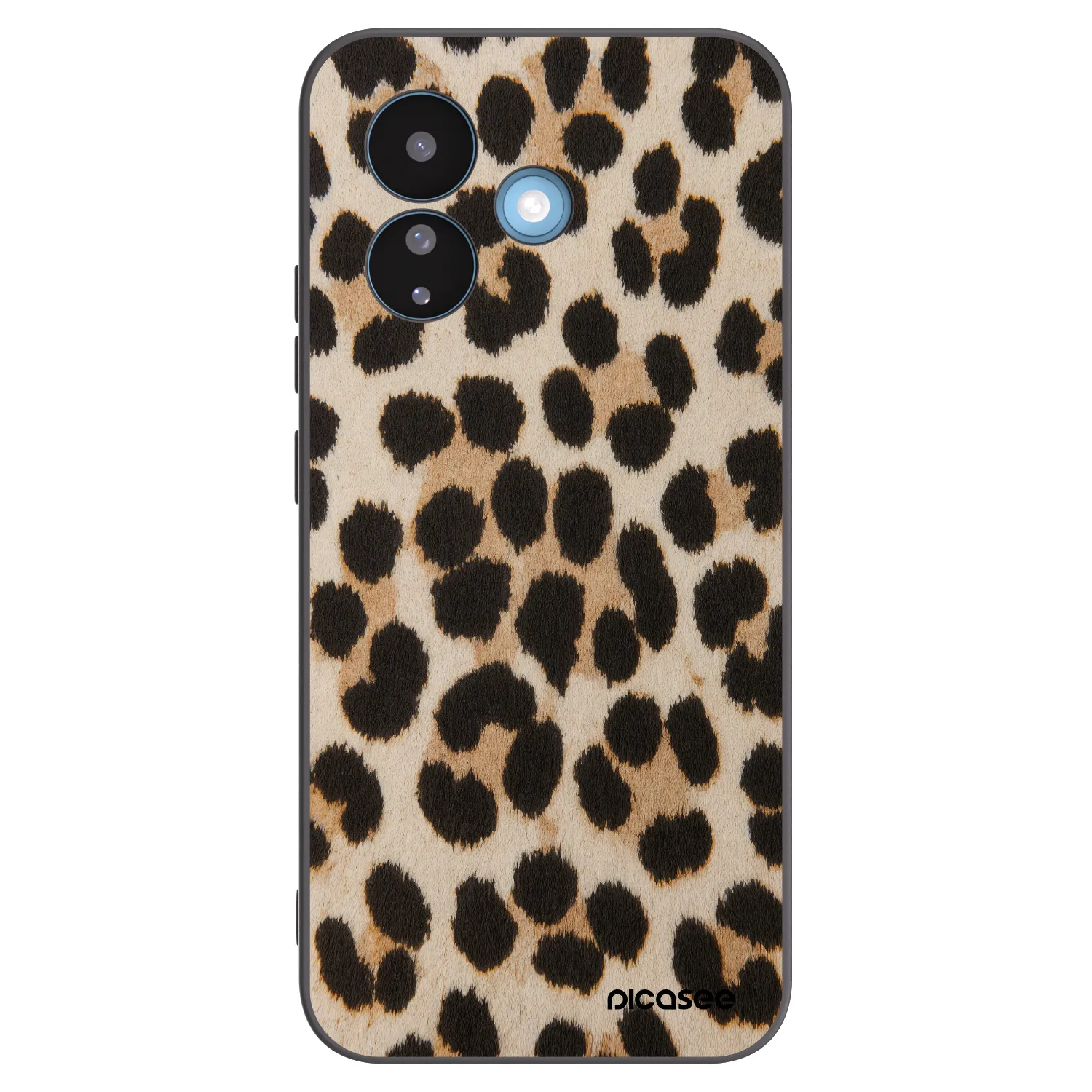 Picasee Μαύρη θήκη σιλικόνης για Xiaomi Redmi Note 17 Pro 5G - Brown Tiger