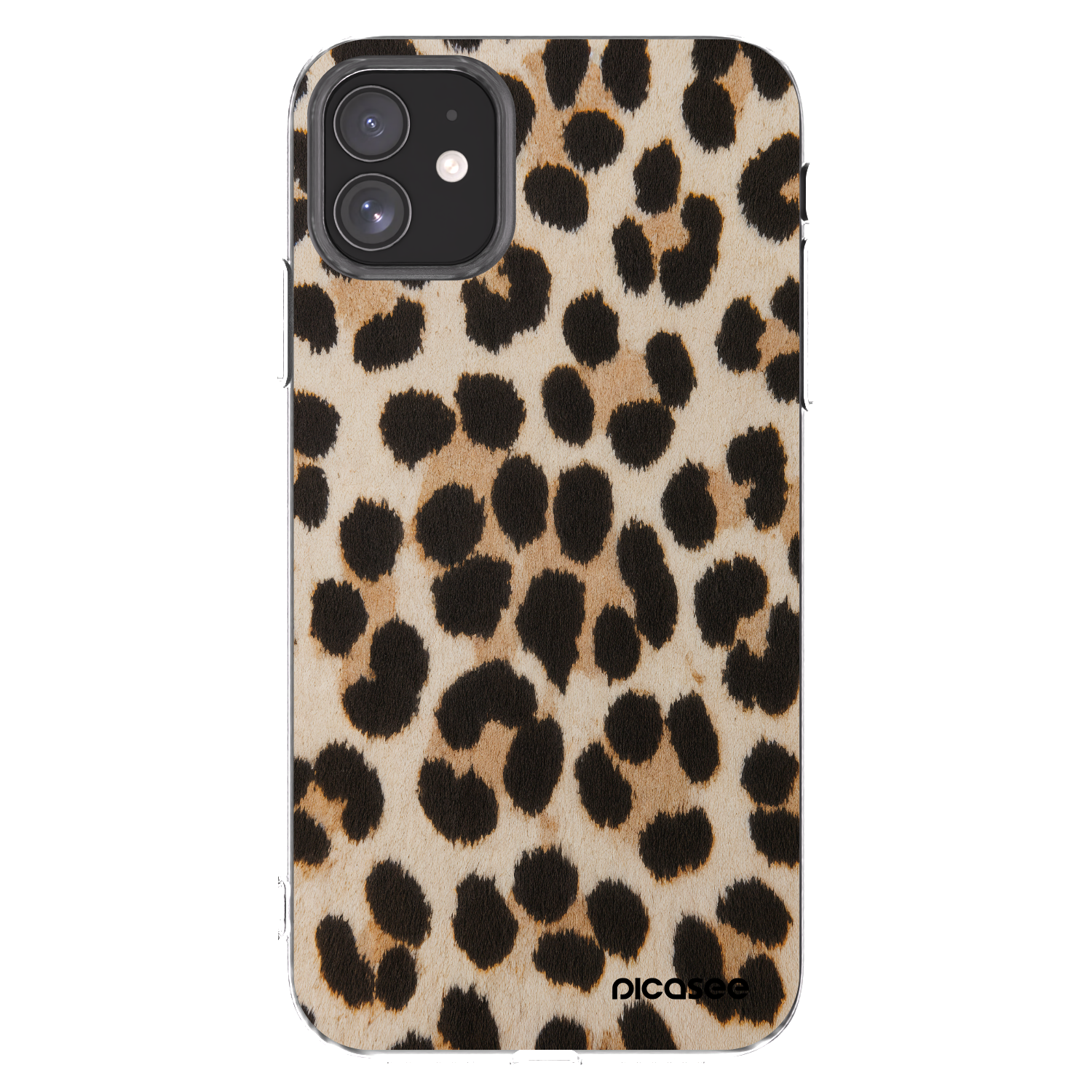Picasee διαφανής θήκη σιλικόνης Apple iPhone 11 - Brown Tiger