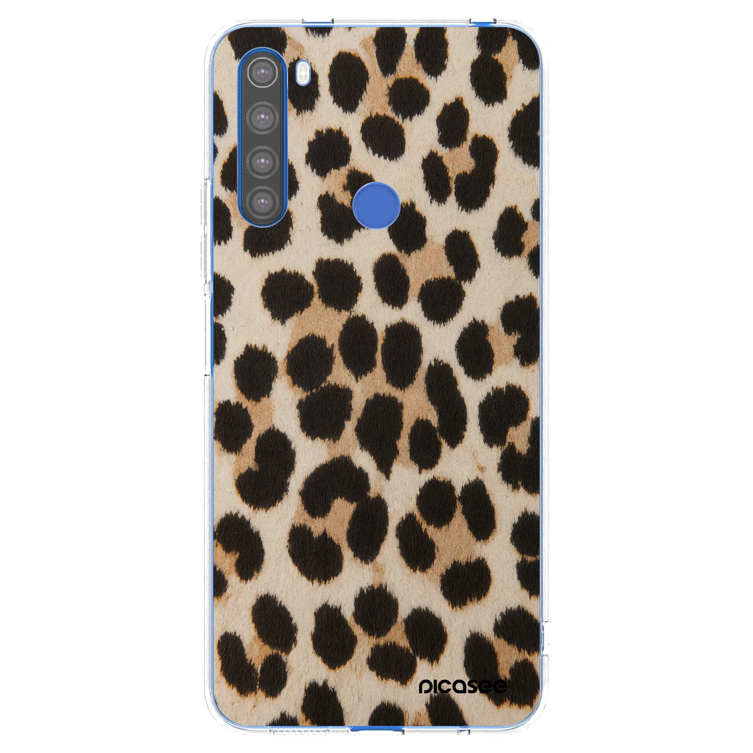 Picasee διαφανής θήκη σιλικόνης Xiaomi Redmi Note 8T - Brown Tiger