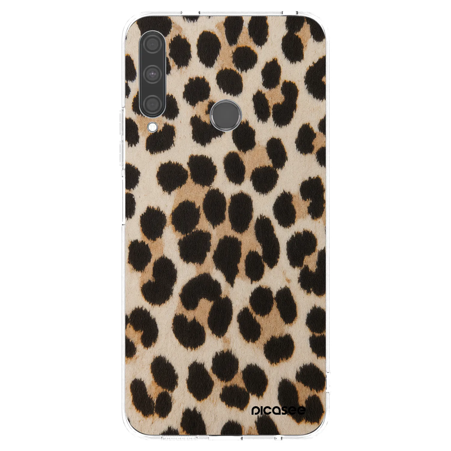 Picasee διαφανής θήκη σιλικόνης Huawei P40 Lite E - Brown Tiger