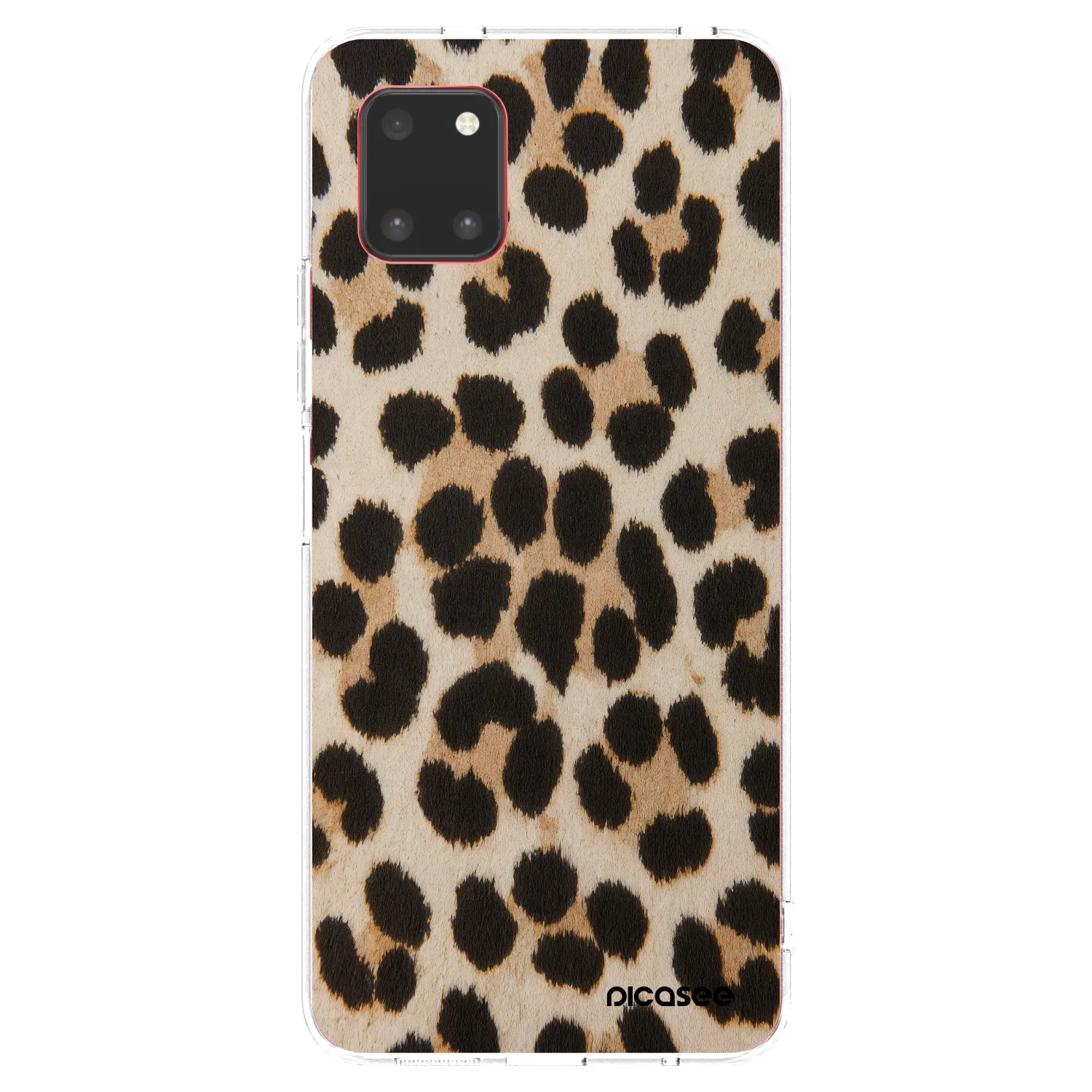 Picasee διαφανής θήκη σιλικόνης Samsung Galaxy Note 10 Lite N770F - Brown Tiger