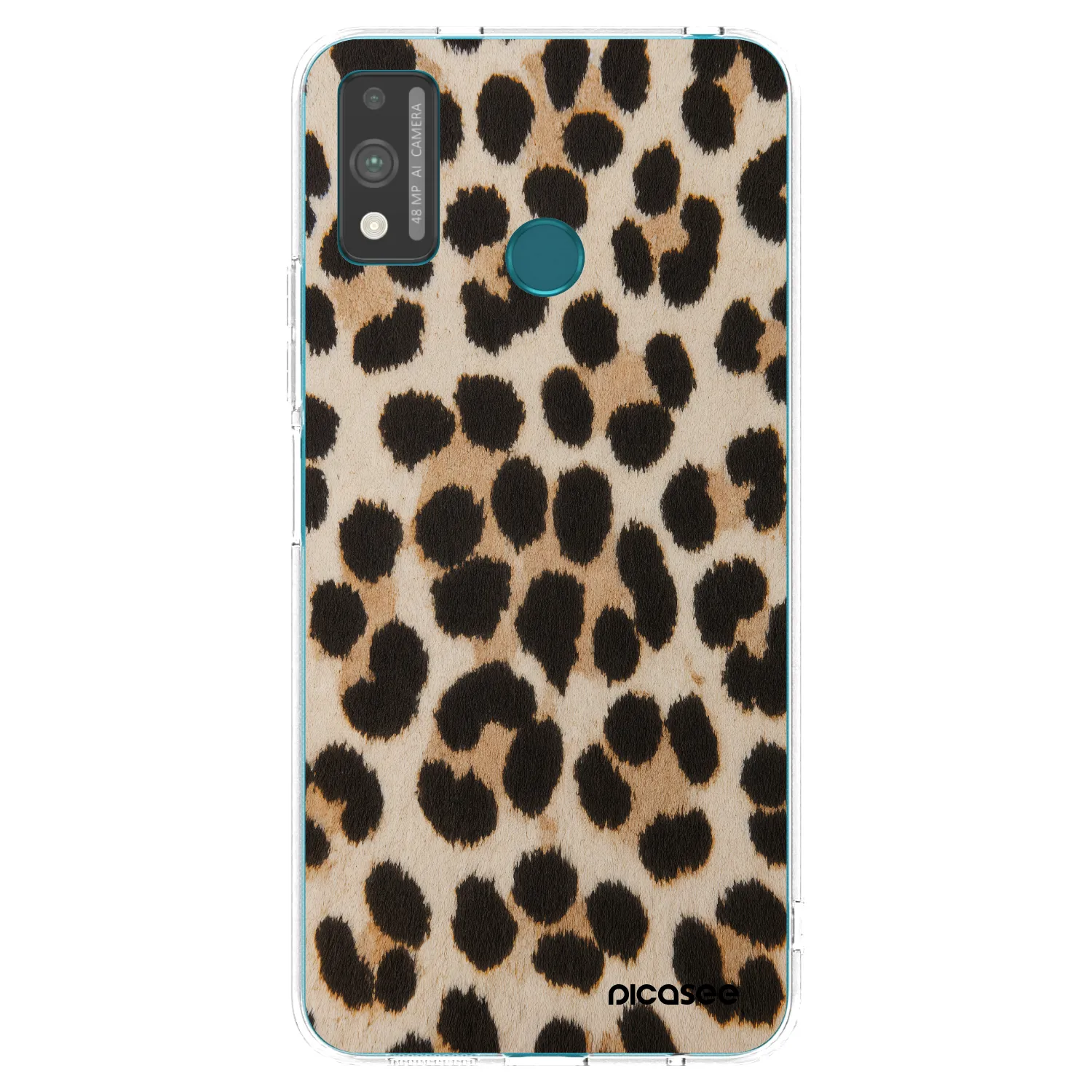 Picasee διαφανής θήκη σιλικόνης Honor 9X Lite - Brown Tiger