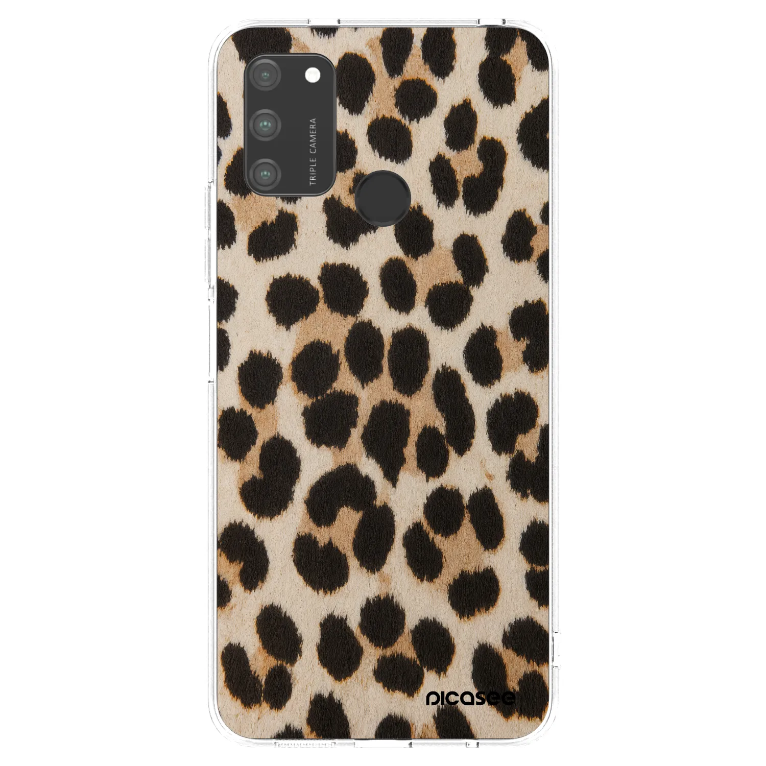 Picasee διαφανής θήκη σιλικόνης Honor 9A - Brown Tiger