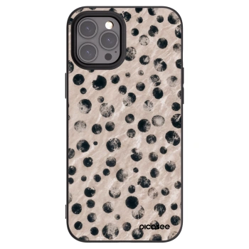 Picasee Μαύρη θήκη σιλικόνης για Apple iPhone 12 Pro Max - Inked