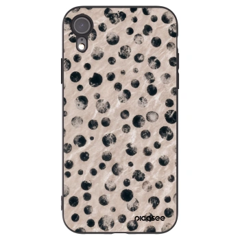 Picasee Μαύρη θήκη σιλικόνης για Apple iPhone XR - Inked
