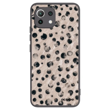 Picasee Μαύρη θήκη σιλικόνης για Xiaomi 11 Lite 5G NE - Inked