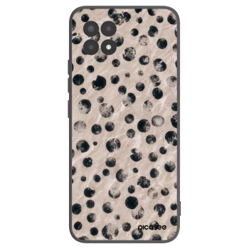 Picasee Μαύρη θήκη σιλικόνης για Realme 8i - Inked