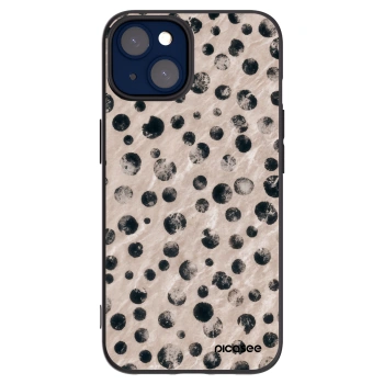 Picasee Μαύρη θήκη σιλικόνης για Apple iPhone 14 - Inked