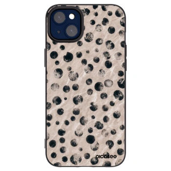 Picasee Μαύρη θήκη σιλικόνης για Apple iPhone 14 Plus - Inked