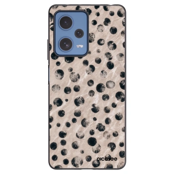 Picasee Μαύρη θήκη σιλικόνης για Xiaomi Redmi Note 12 Pro 5G - Inked