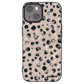 Picasee Μαύρη θήκη σιλικόνης για Apple iPhone 15 - Inked