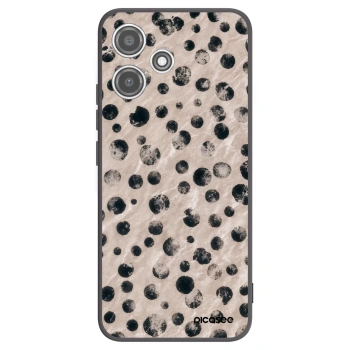 Picasee Μαύρη θήκη σιλικόνης για Xiaomi Redmi 12 5G - Inked