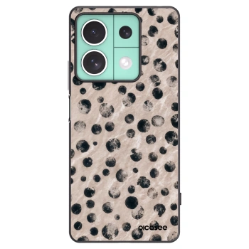 Picasee Μαύρη θήκη σιλικόνης για Xiaomi Redmi Note 13 5G - Inked