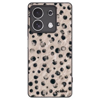 Picasee Μαύρη θήκη σιλικόνης για Xiaomi Redmi Note 13 4G - Inked