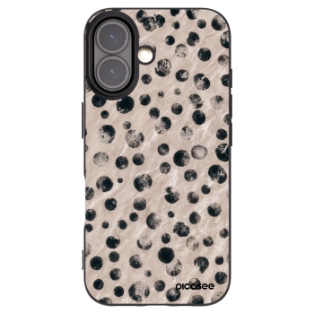 Picasee Μαύρη θήκη σιλικόνης για Apple iPhone 16 - Inked
