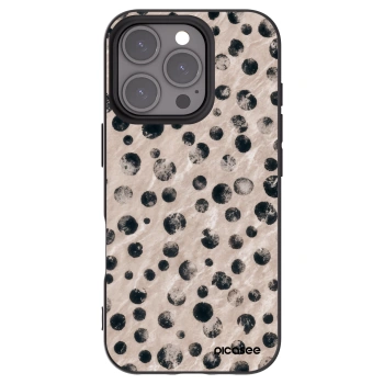 Picasee Μαύρη θήκη σιλικόνης για Apple iPhone 16 Pro - Inked