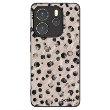 Picasee Μαύρη θήκη σιλικόνης για Xiaomi Redmi Note 14 4G - Inked