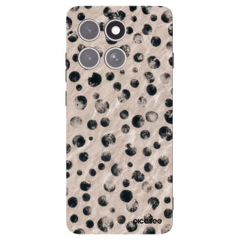 Picasee Μαύρη θήκη σιλικόνης για Motorola Edge 60 Pro - Inked