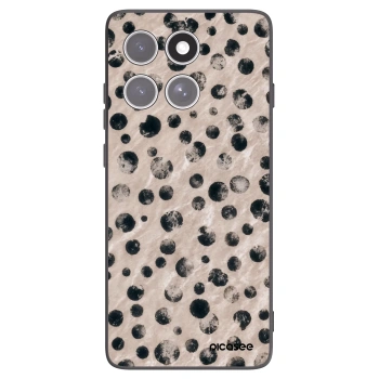 Picasee Μαύρη θήκη σιλικόνης για Motorola Edge 60 Fusion - Inked