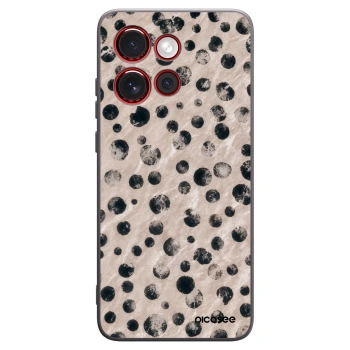 Picasee Μαύρη θήκη σιλικόνης για Motorola Edge 60 Neo 5G - Inked