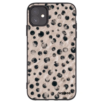Picasee Μαύρη θήκη σιλικόνης για Apple iPhone 11 - Inked
