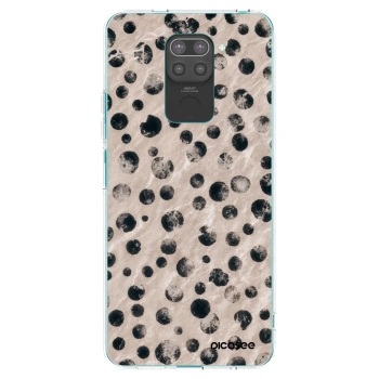 Picasee Μαύρη θήκη σιλικόνης για Xiaomi Redmi Note 9 - Inked