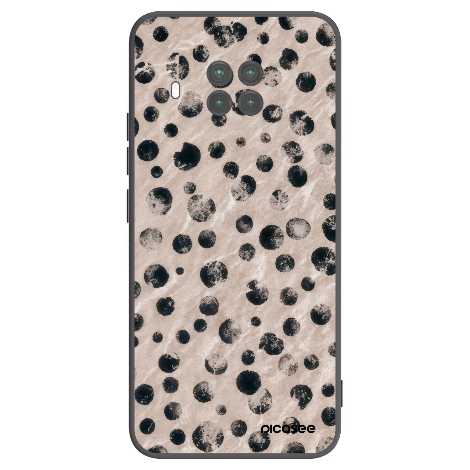 Picasee Μαύρη θήκη σιλικόνης για Xiaomi Mi 10T Lite - Inked