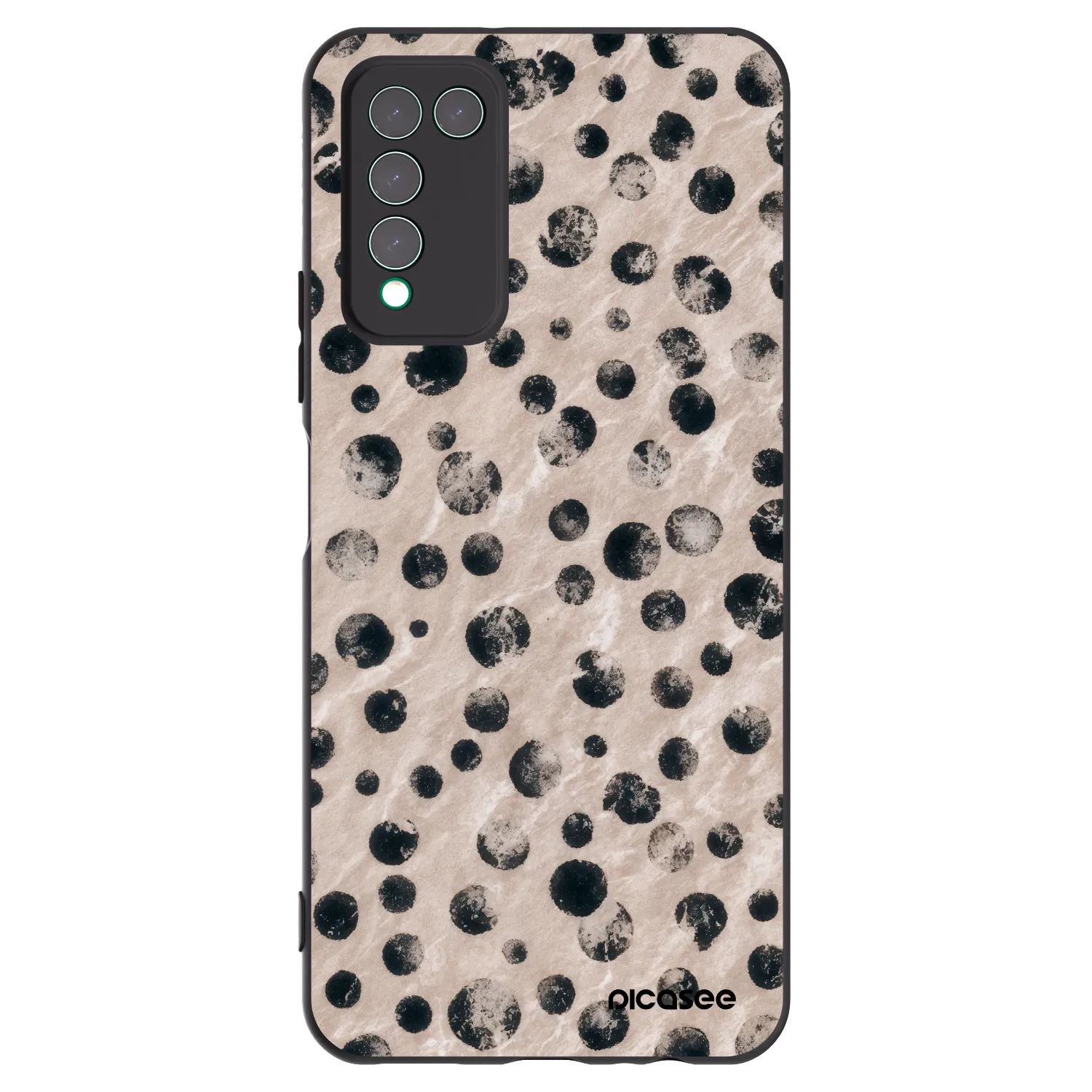 Picasee Μαύρη θήκη σιλικόνης για Honor 10X Lite - Inked