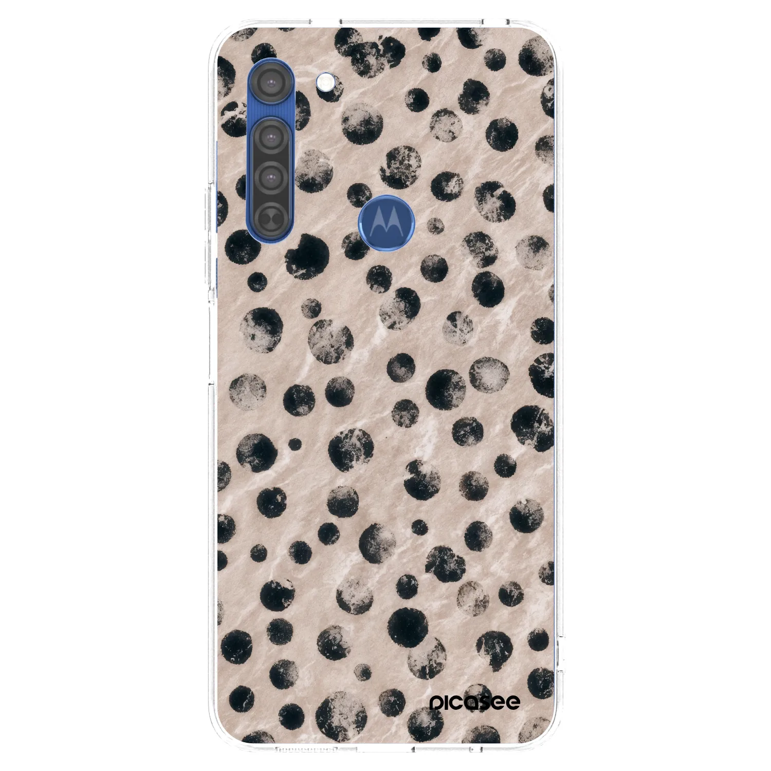 Picasee διαφανής θήκη σιλικόνης Motorola Moto G8 - Inked