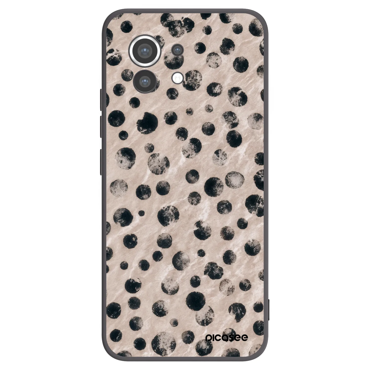 Picasee Μαύρη θήκη σιλικόνης για Xiaomi Mi 11 - Inked