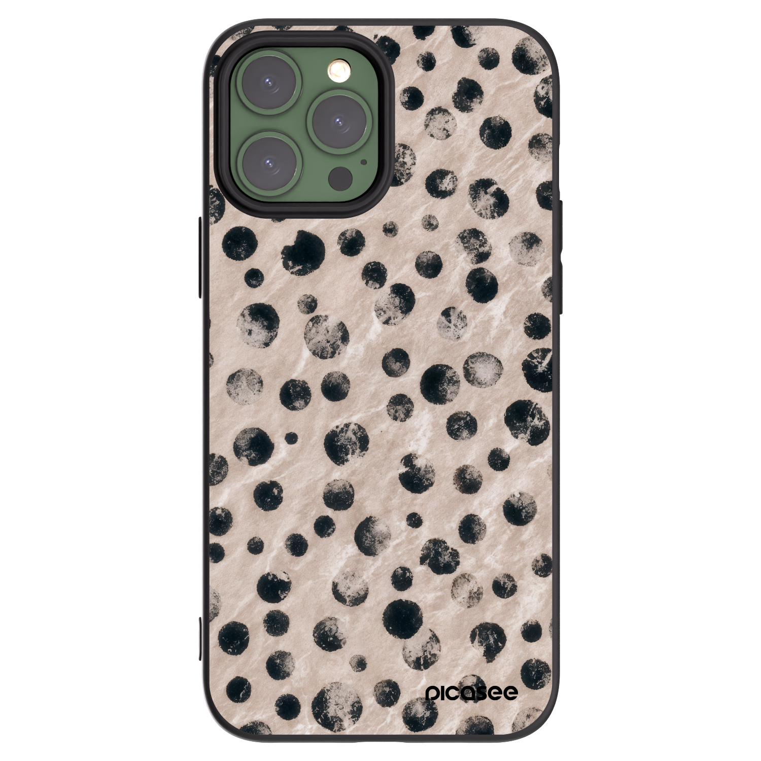 Picasee Μαύρη θήκη σιλικόνης για Apple iPhone 13 Pro Max - Inked