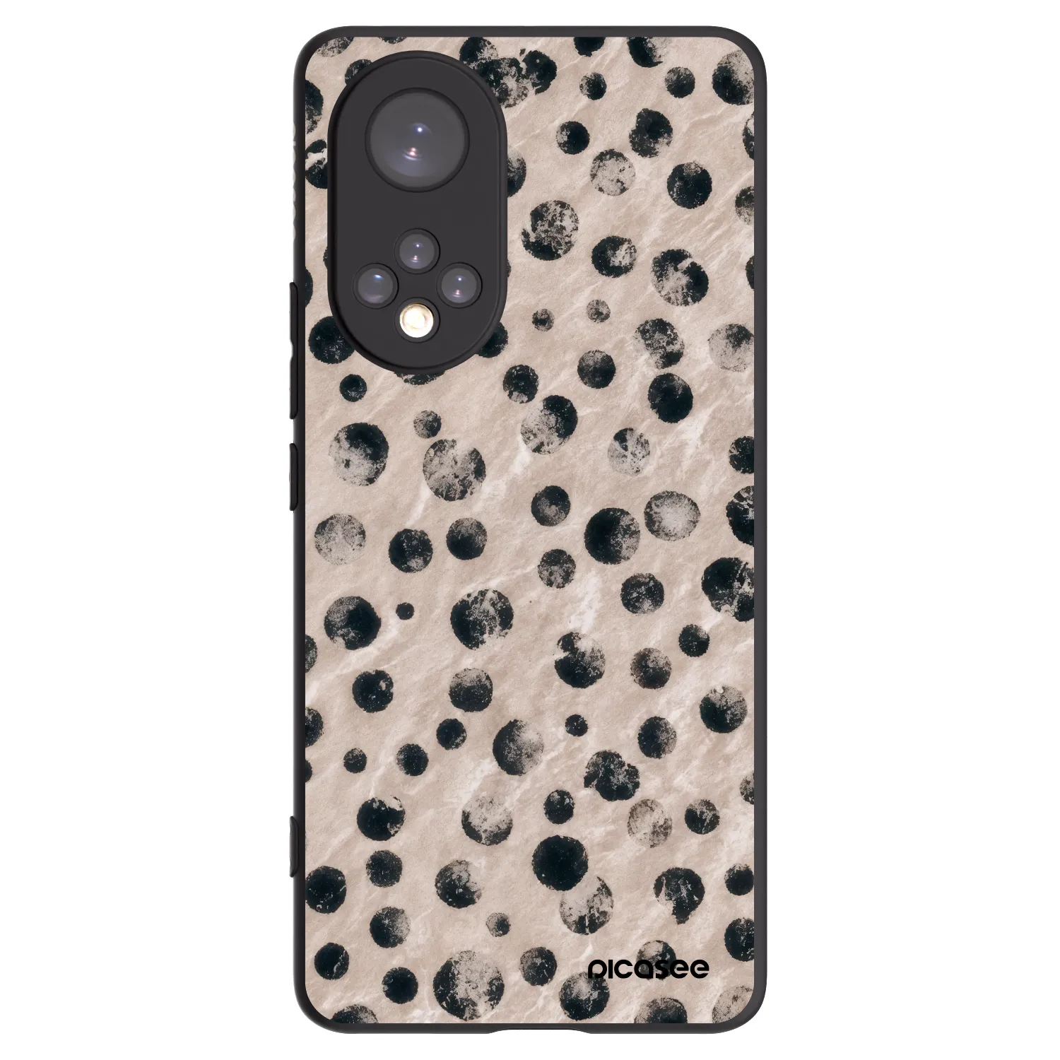 Picasee Μαύρη θήκη σιλικόνης για Honor 50 5G - Inked