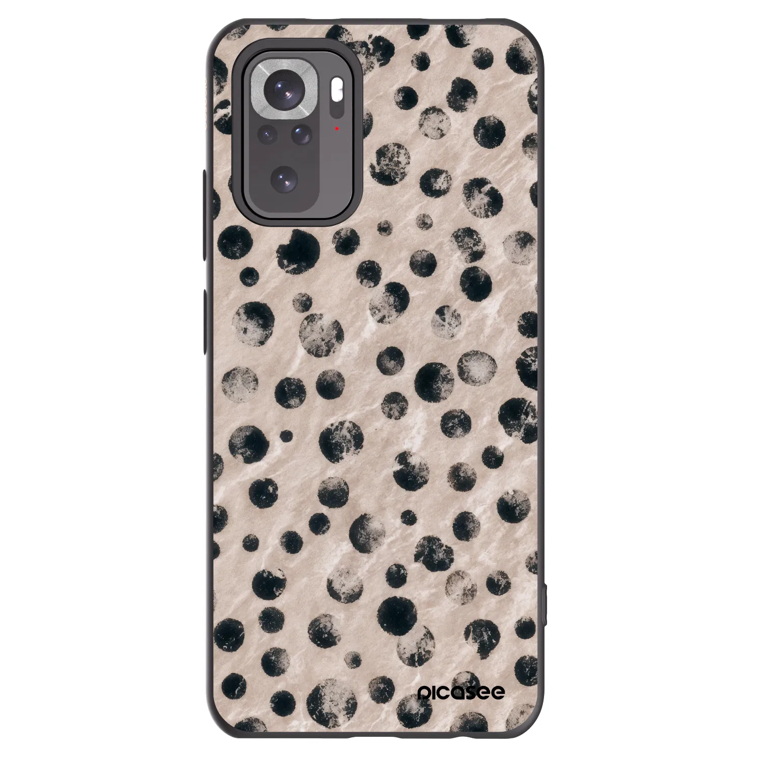 Picasee Μαύρη θήκη σιλικόνης για Xiaomi Redmi Note 11S 4G - Inked