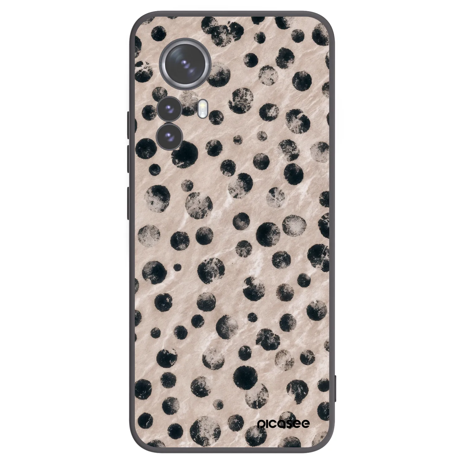 Picasee Μαύρη θήκη σιλικόνης για Xiaomi 12 Pro - Inked