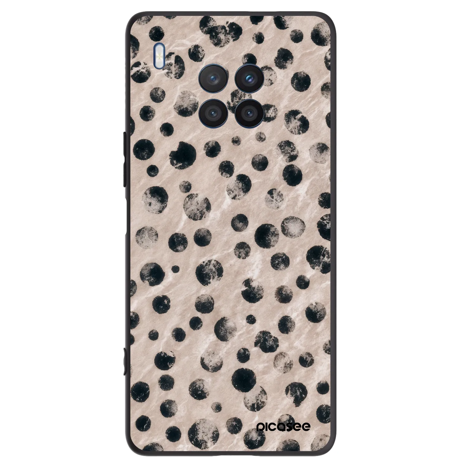 Picasee Μαύρη θήκη σιλικόνης για Honor 50 Lite - Inked