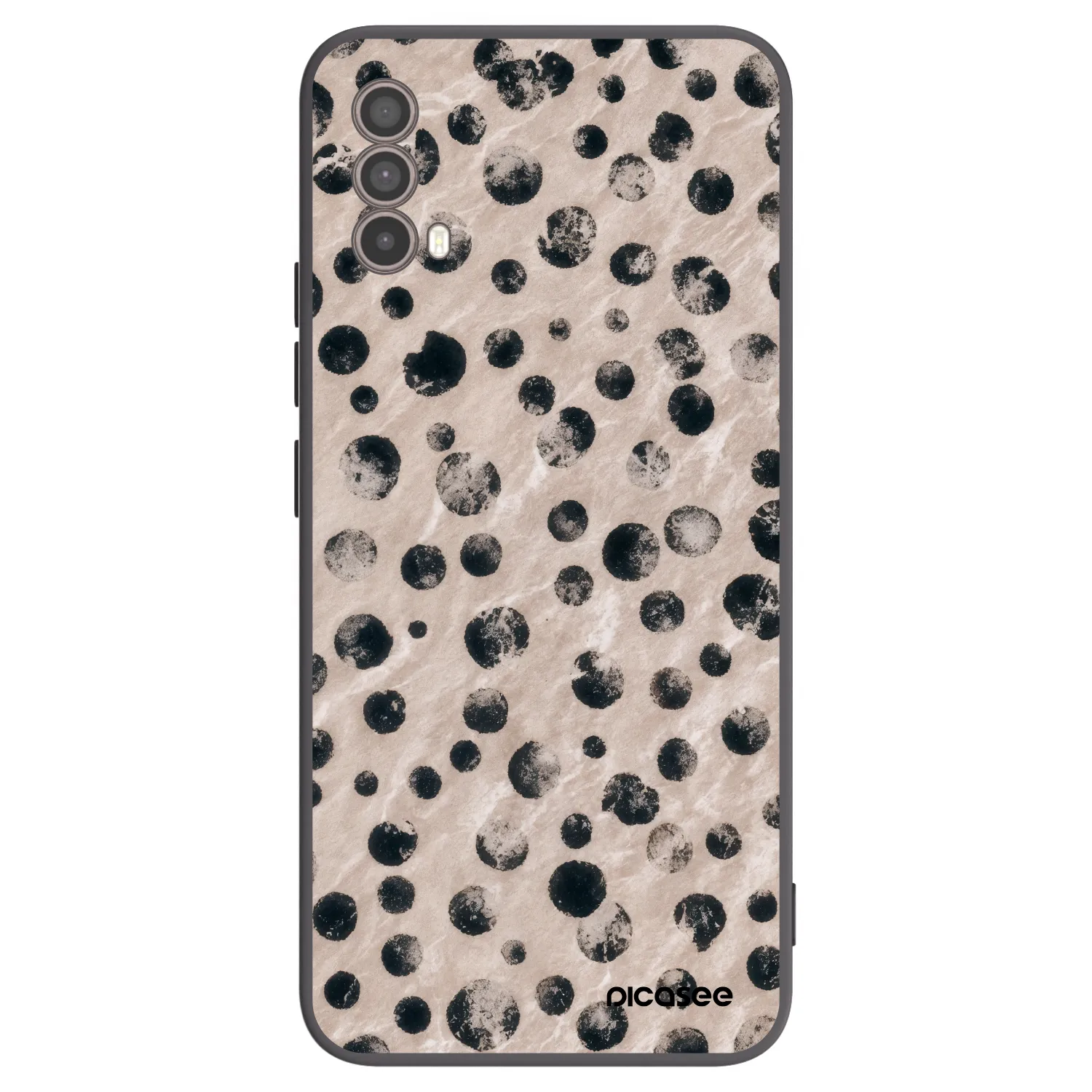 Picasee Μαύρη θήκη σιλικόνης για Motorola Moto E40 - Inked